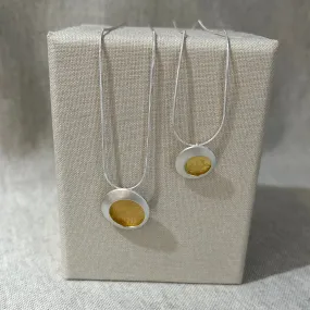 Silver & Gold Etch Necklaces