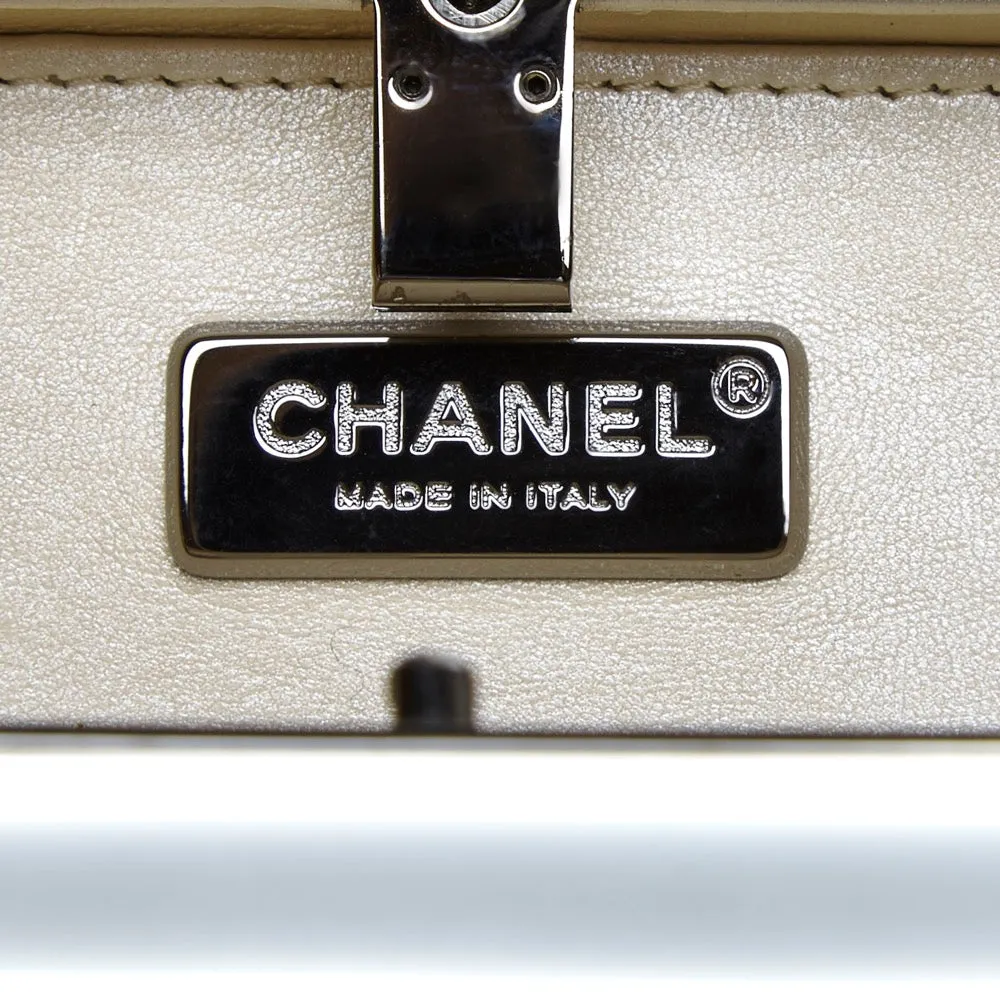 Silver Crystal-Encrusted Minaudiere