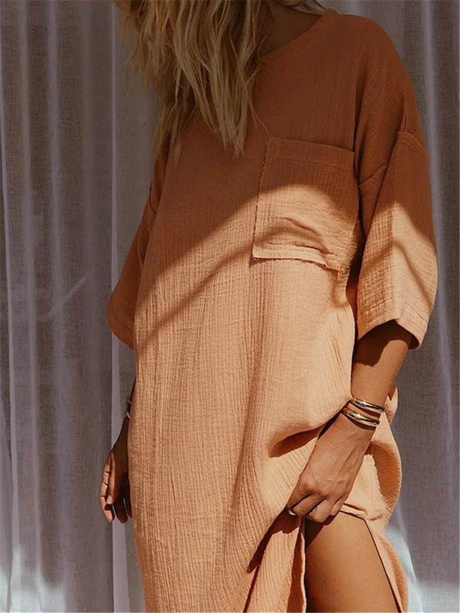 Simple Casual Loose Comfortable Dress