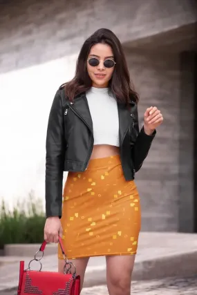 Simple Geometric Pattern 3 yo Poster (3) Pencil Skirt
