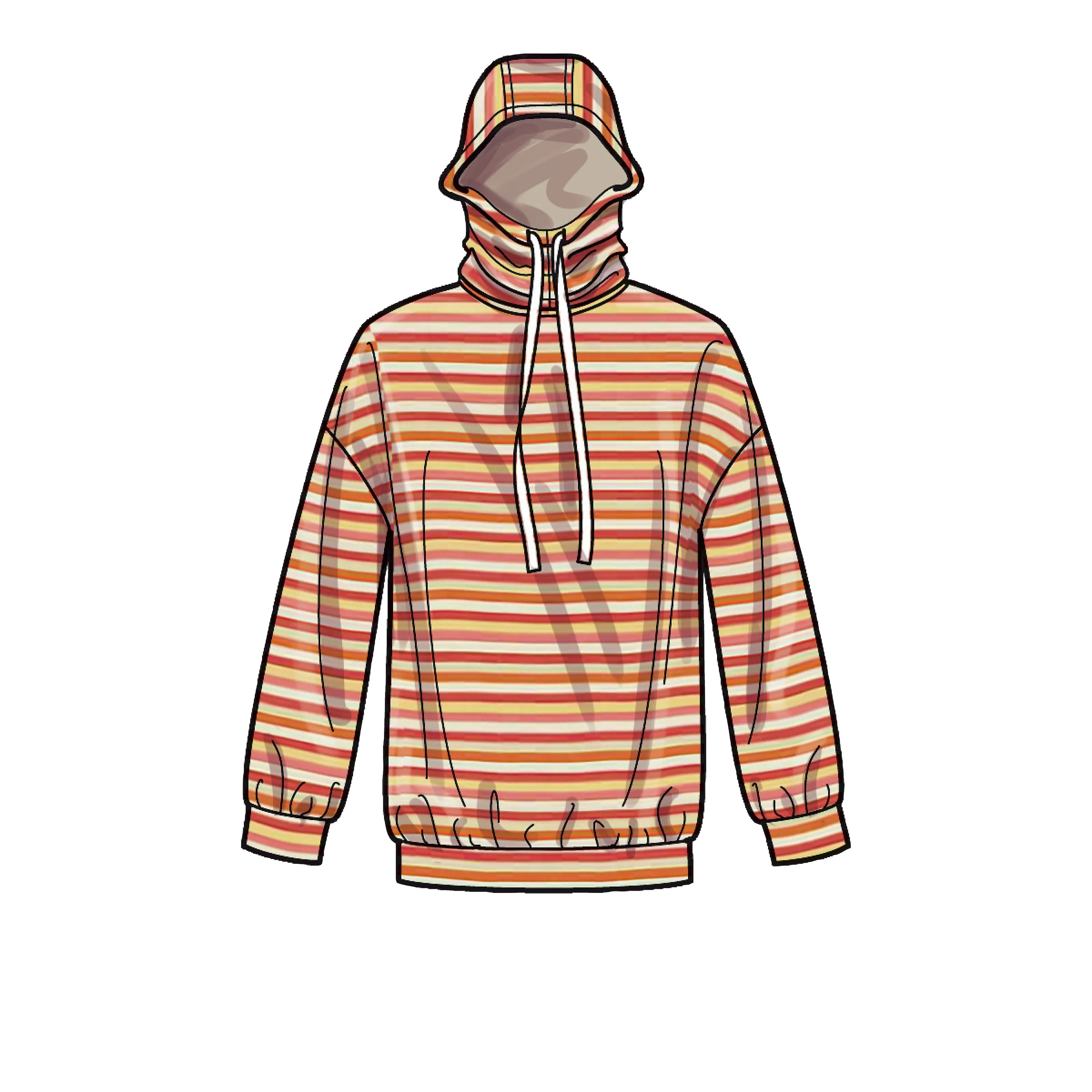 Simplicity Pattern 9379 Unisex Hoodie Pants & Tee