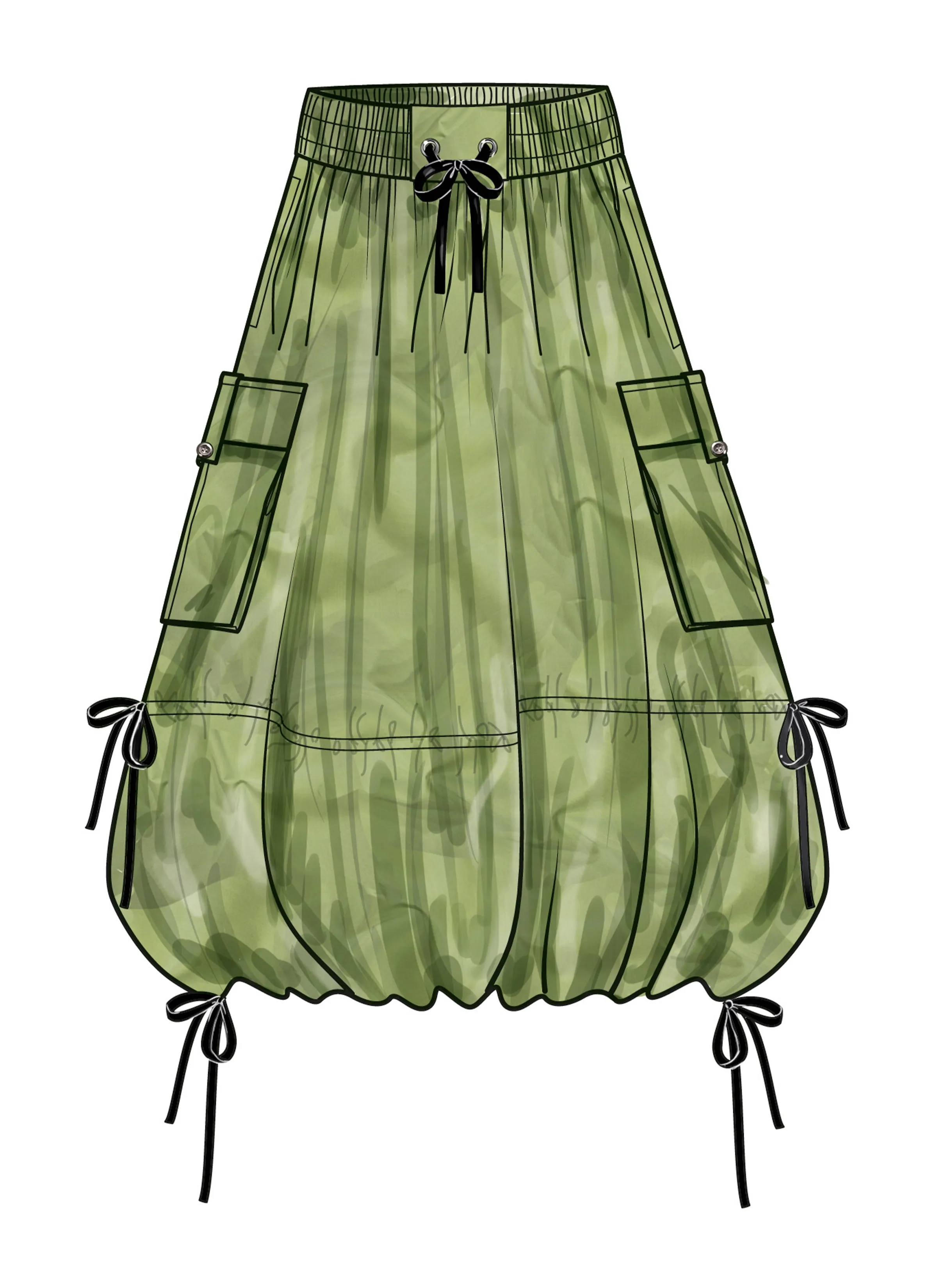 Simplicity Sewing Pattern 9954 Balloon Skirts
