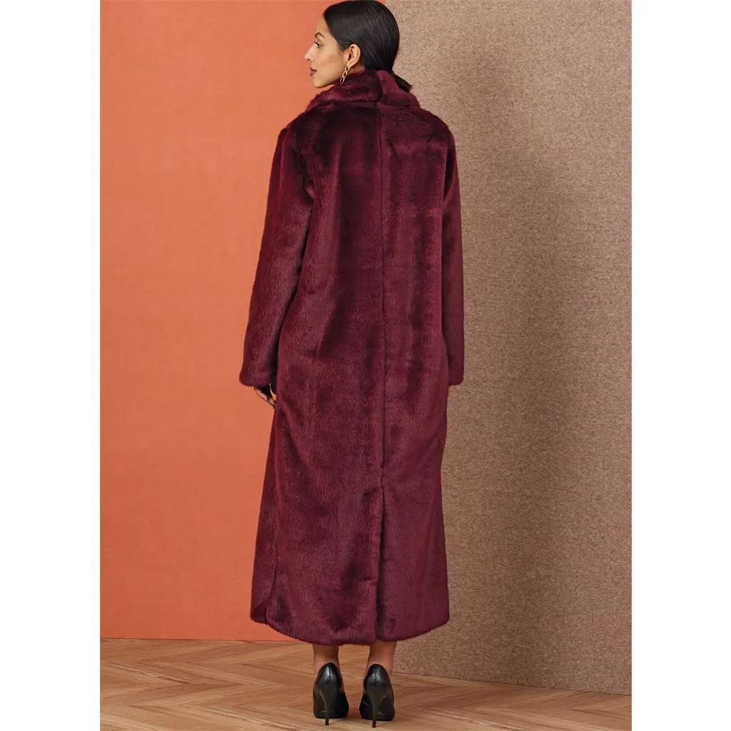 Simplicity Sewing Pattern S3008 Misses' Coat In Two Lengths