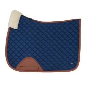 Sixteen Cypress Merino Wool Ultra Soft Jumper Pad, Navy & Cognac