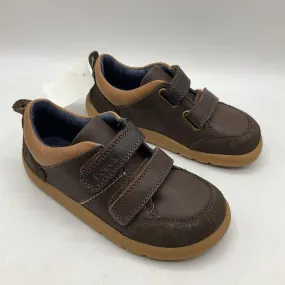 Size 10: Bobux Espresso Switch i-walk Velcro Kids Shoes NEW