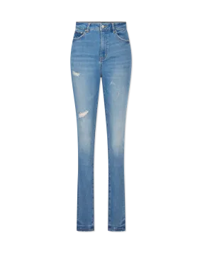 Skinny High Rise Purple Jeans