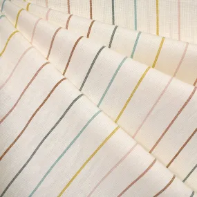 Skinny Stripe Yarn Dyed Cotton Fresh Air Cream/Multi