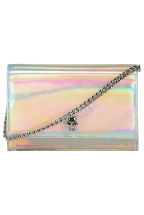 Skull Mini Bag - Iridescent Silver