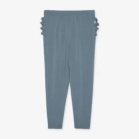 Slate Ruffled Bum Leggings