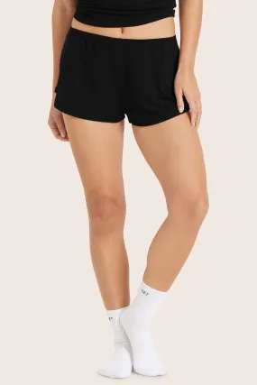 SLEEP JERSEY RELAXED SLEEP SHORTS - ONYX