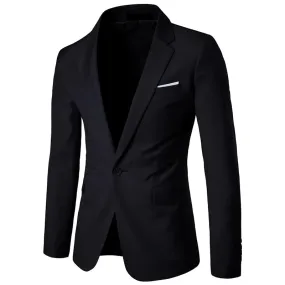 Slim Fit Blazer mit einem Knopf