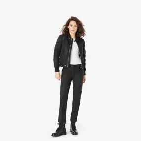 Slim-Leg Wool Pants