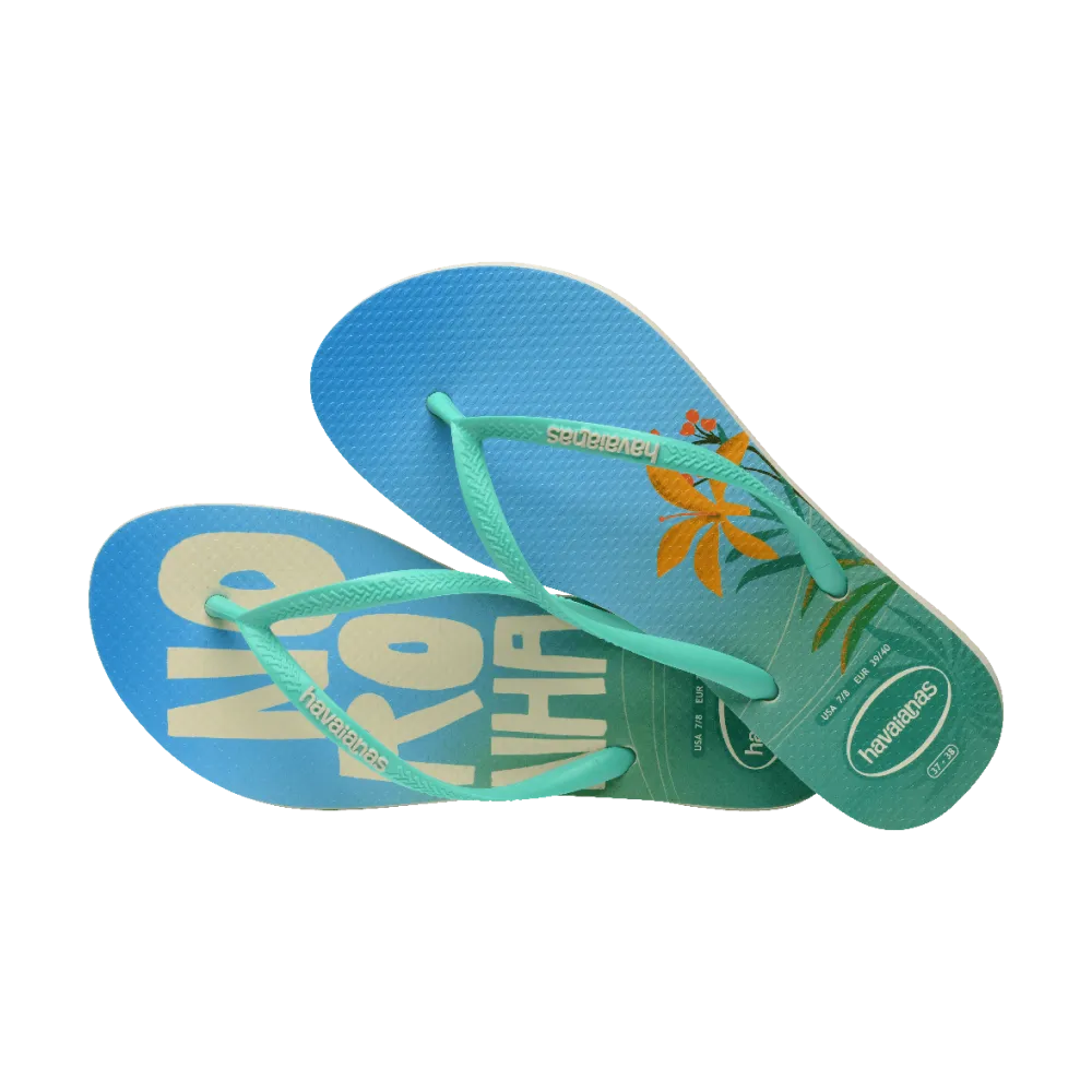 Slim Postcard Flip Flops