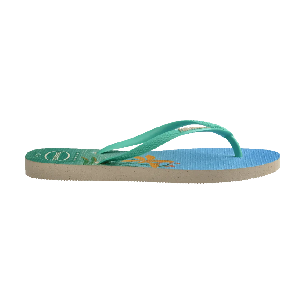 Slim Postcard Flip Flops