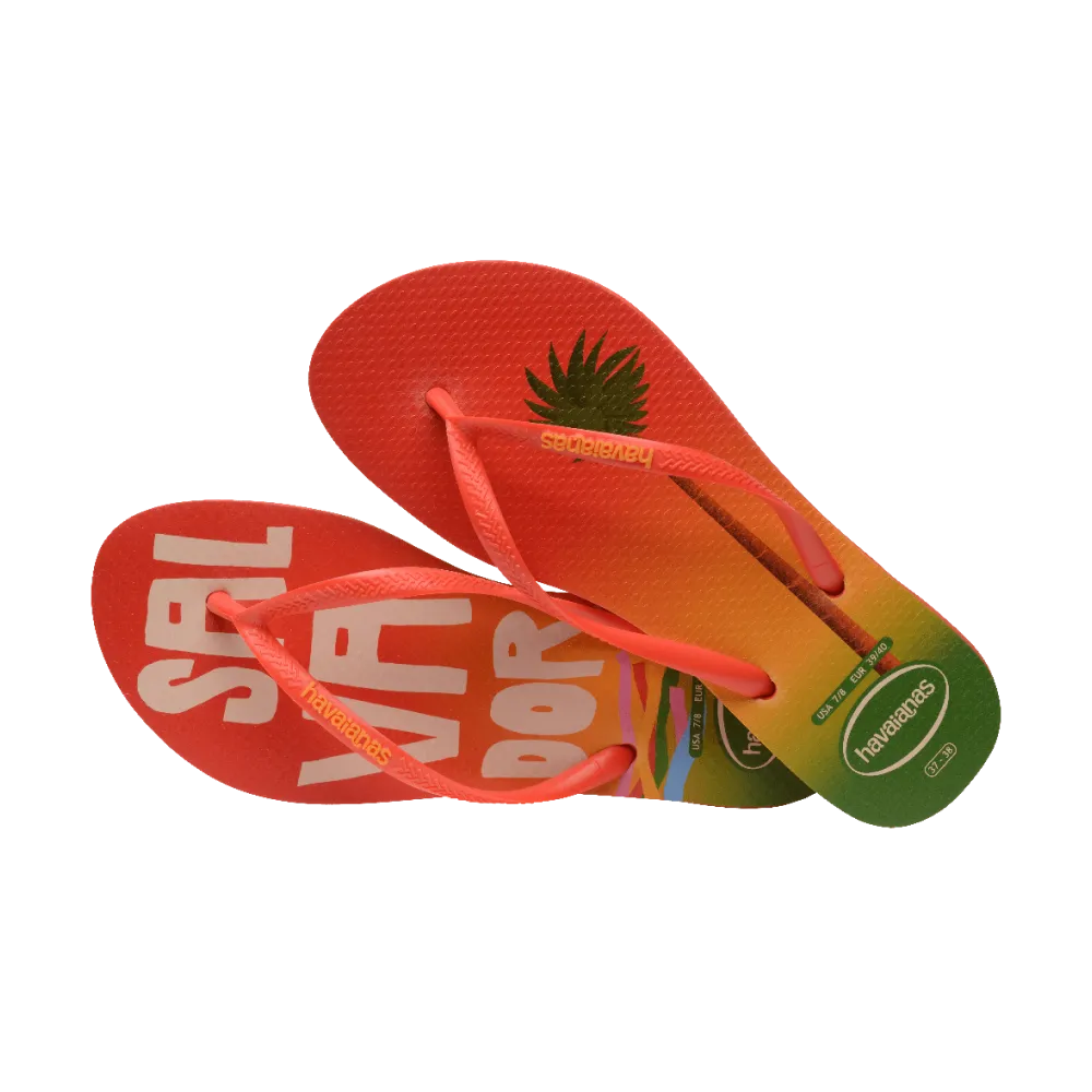 Slim Postcard Flip Flops