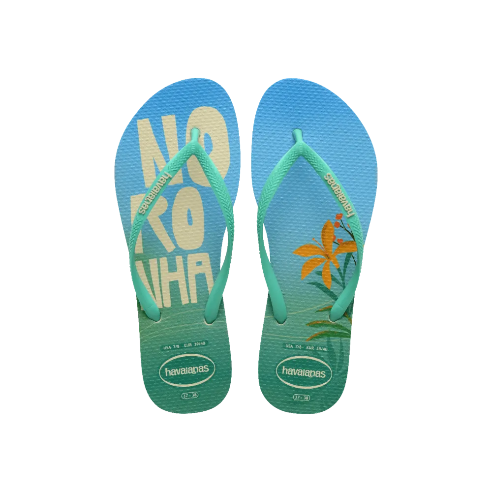 Slim Postcard Flip Flops