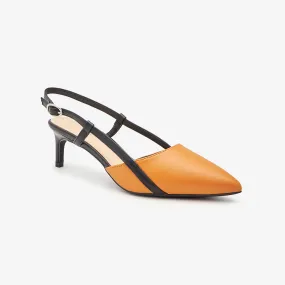 Sling Back Kitten Heels