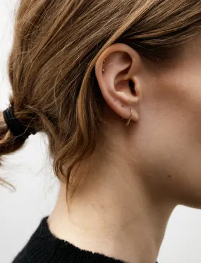 Slip on Earrings Gold