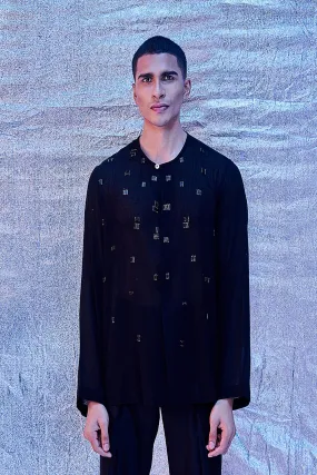 Slip On Embroidered Shirt