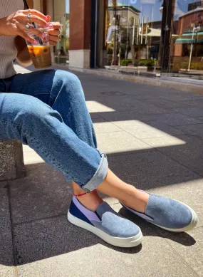 Slip On Espadrilles Blue X Navy
