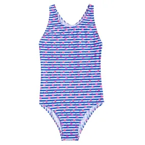 Slipfree Stripe Children's Swimsuit
