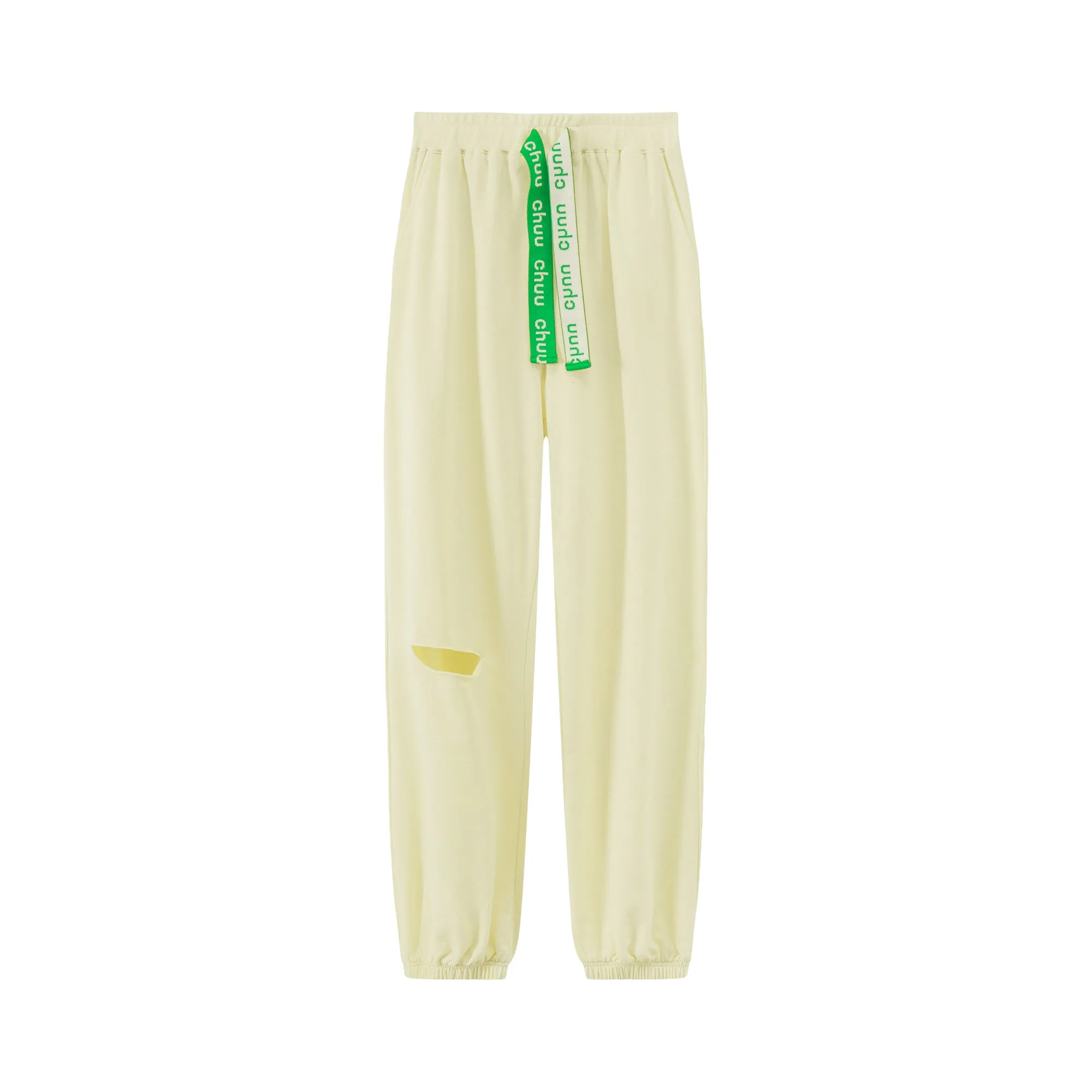 Slit Back Jogger Pants