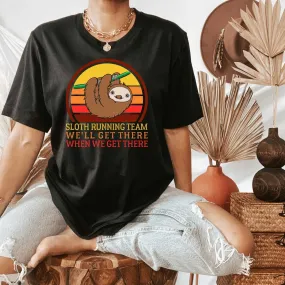 Sloth Running Shirts for Women or Men