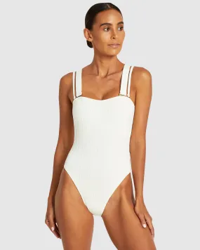 Slow Show - Creme - One Piece Swimsuit