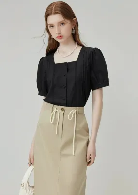 SMALL LAPEL TOPS