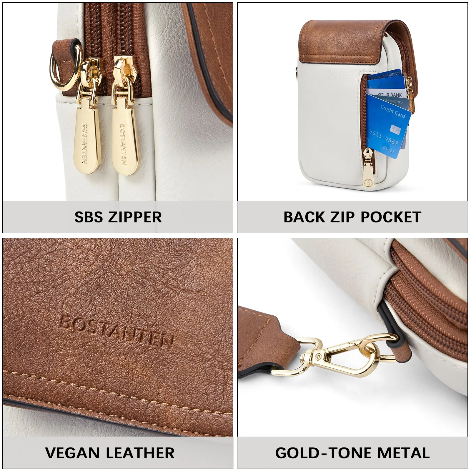 Small Phone Crossbody Bag with Adjustable Guitar Strap