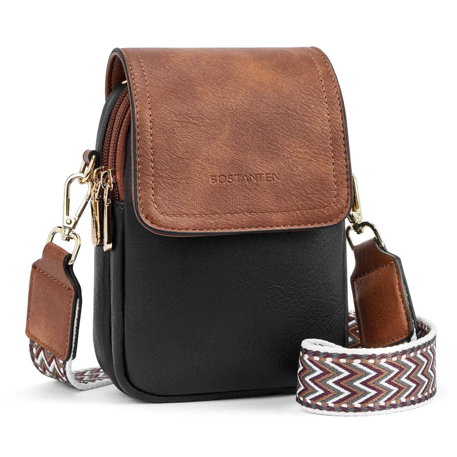 Small Phone Crossbody Bag with Adjustable Guitar Strap