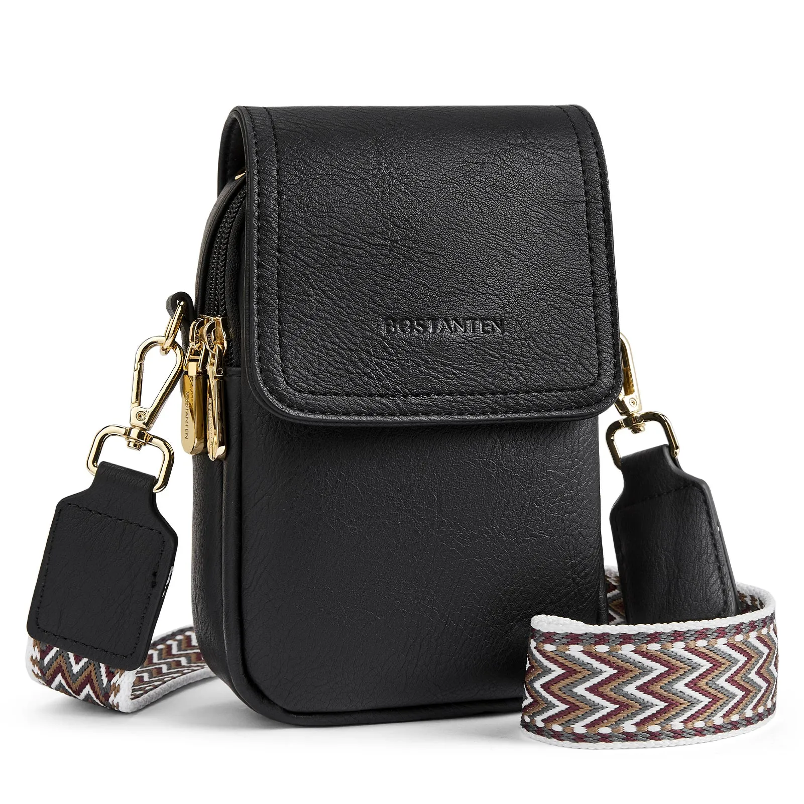 Small Phone Crossbody Bag with Adjustable Guitar Strap