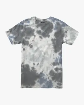 Small RVCA Tie-Dye Short Sleeve Tee - Blue Tie Dye
