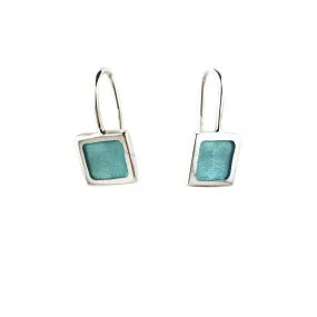 Small Square Hook Earrings - Christine Battocchio