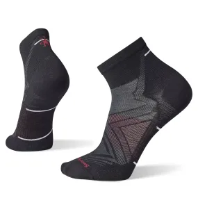 Smartwool Unisex Run Zero Cushion Mid Crew Socks Black | Buy Smartwool Unisex Run Zero Cushion Mid Crew Socks Black here | Outnorth