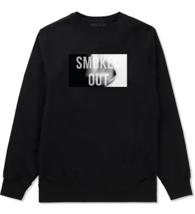 Smoked Out Weed Marijuana Smoke Boys Kids Crewneck Sweatshirt
