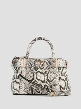 Snake Print Anadela Mini Satchel Bag