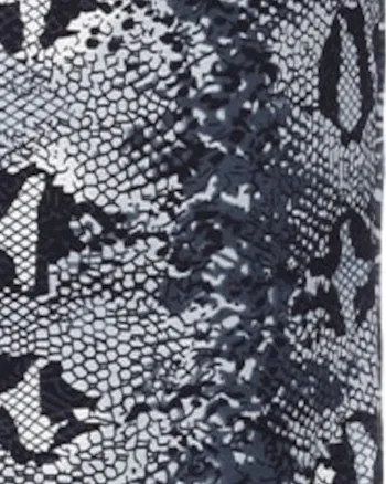 Snake Print Palazzo Pants | Gray Snake