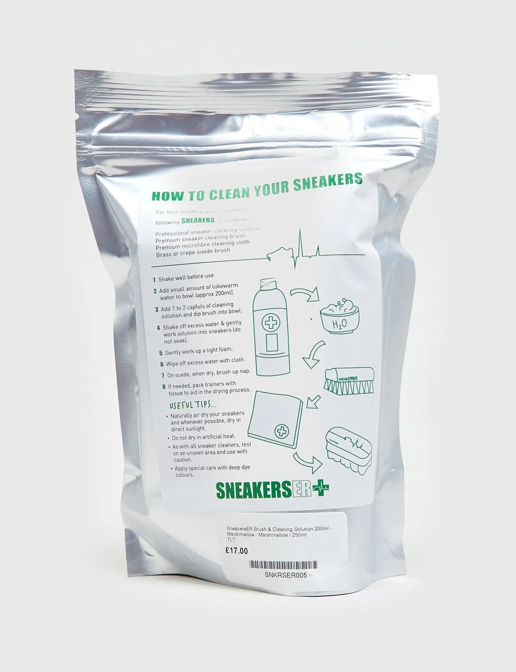 SneakersER Brush & Cleaning Solution 250ml - Marshmallow