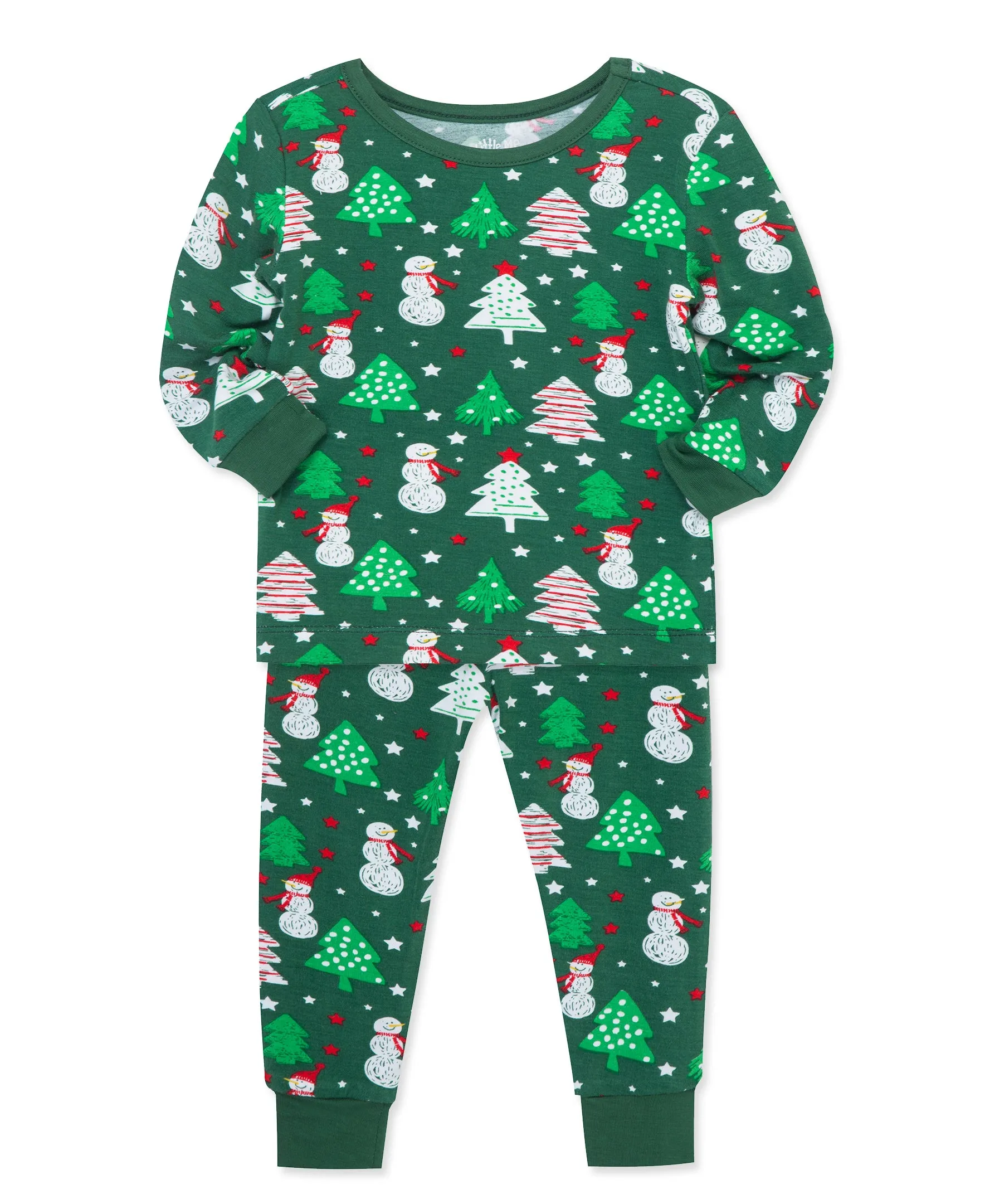 Snowman Bamboo Pajama Set (2T-4T)