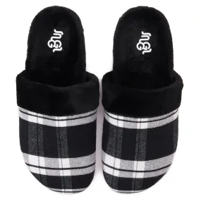 Snuggs Clogs Black checkered