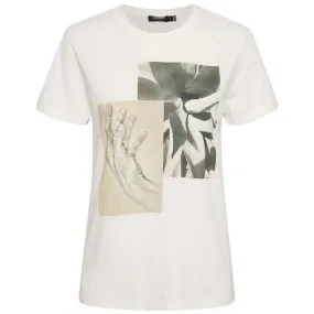 Soaked Womens Grazia Short Sleeve Tee Broken White