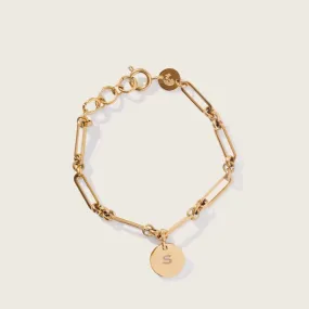Solar Link Bracelet in Gold