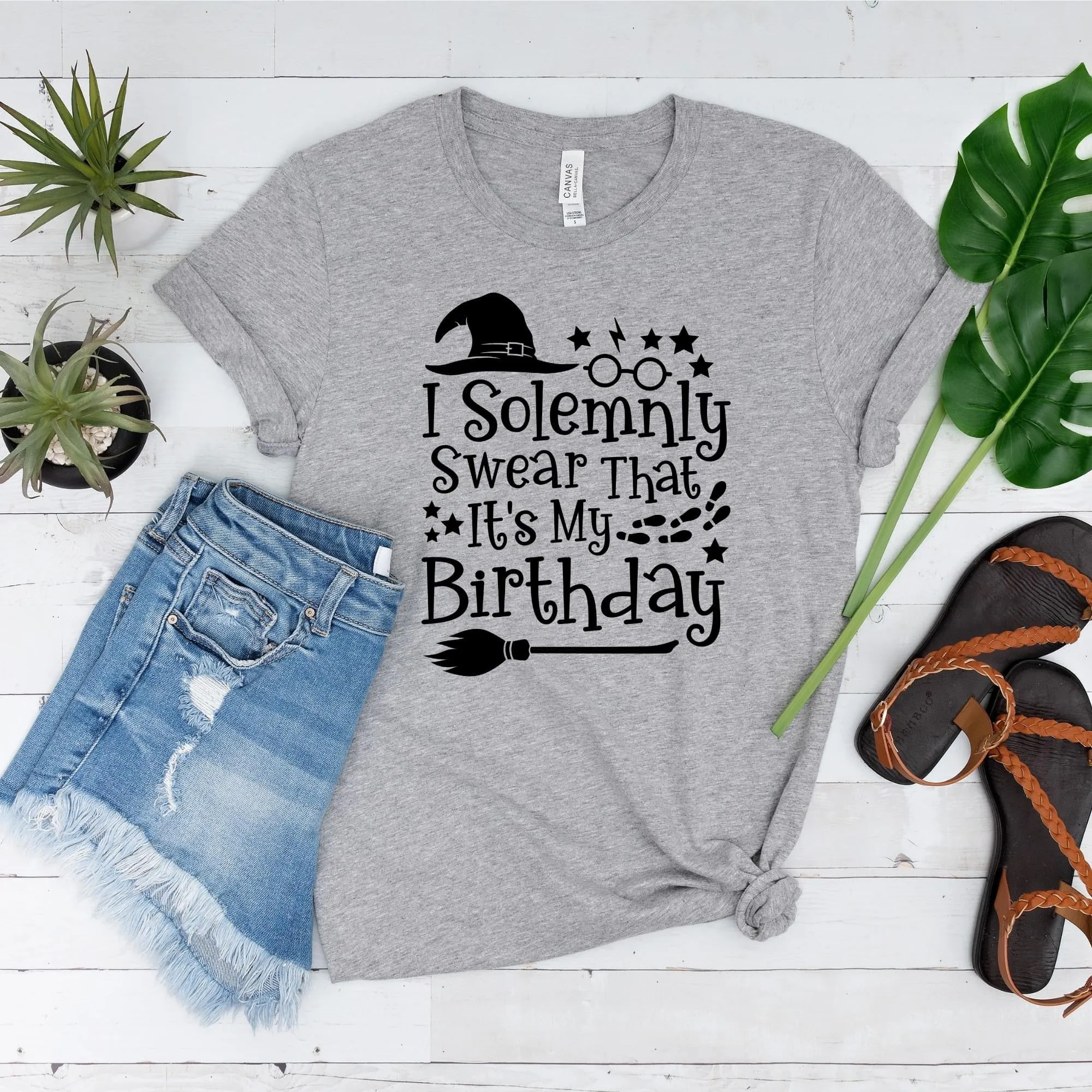 Solemnly Swear It's My Birthday Graphic Tee