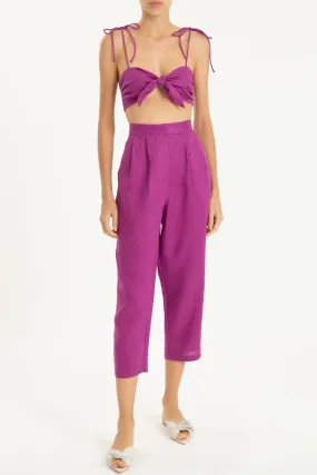 Solid Carrot Pants