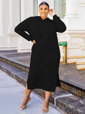 Solid Color High Trendy Waist Pleated Skirt
