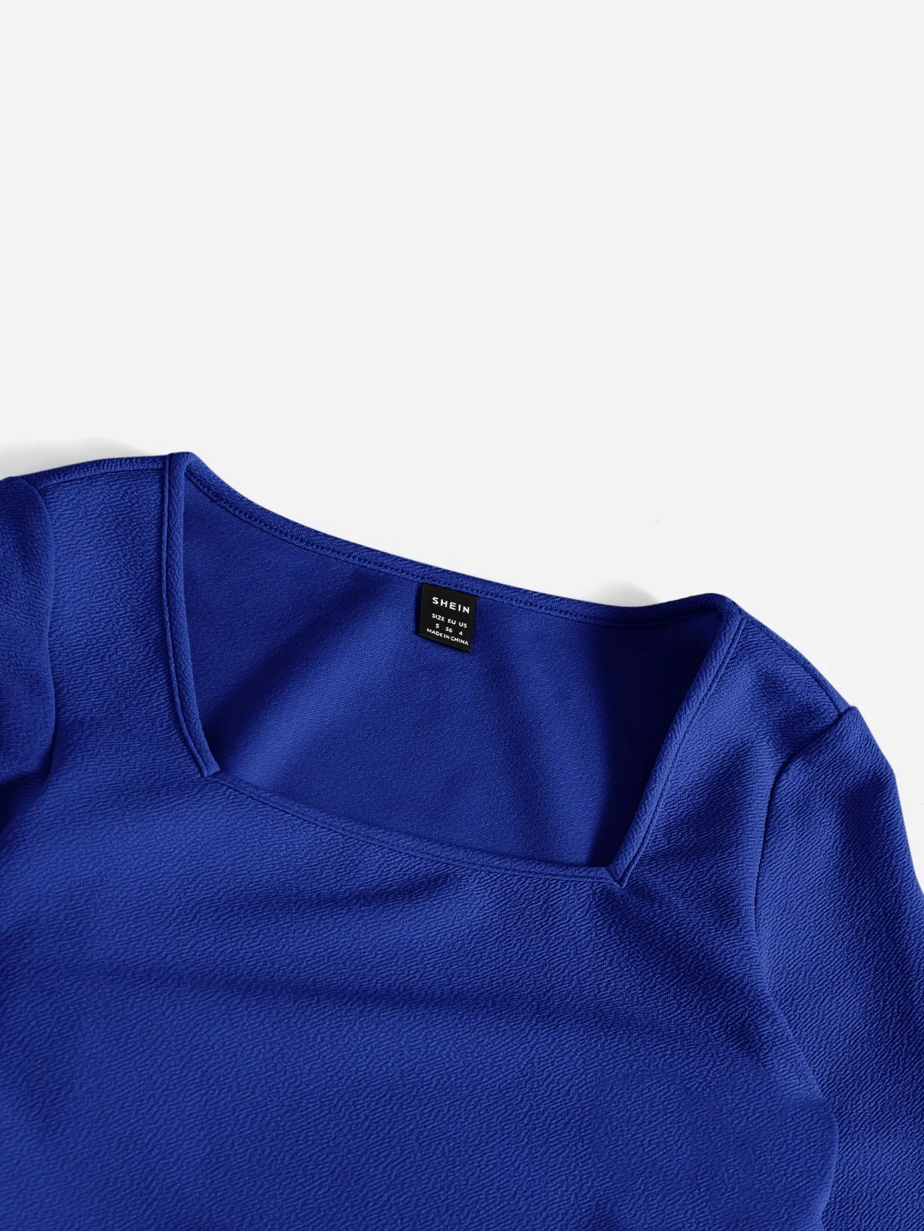 Solid Crop Top & Split Hem Pencil Skirt Set