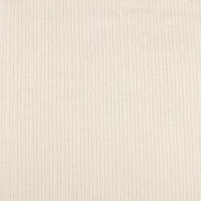 Solid Lurex Rib Knit - SICILY - White