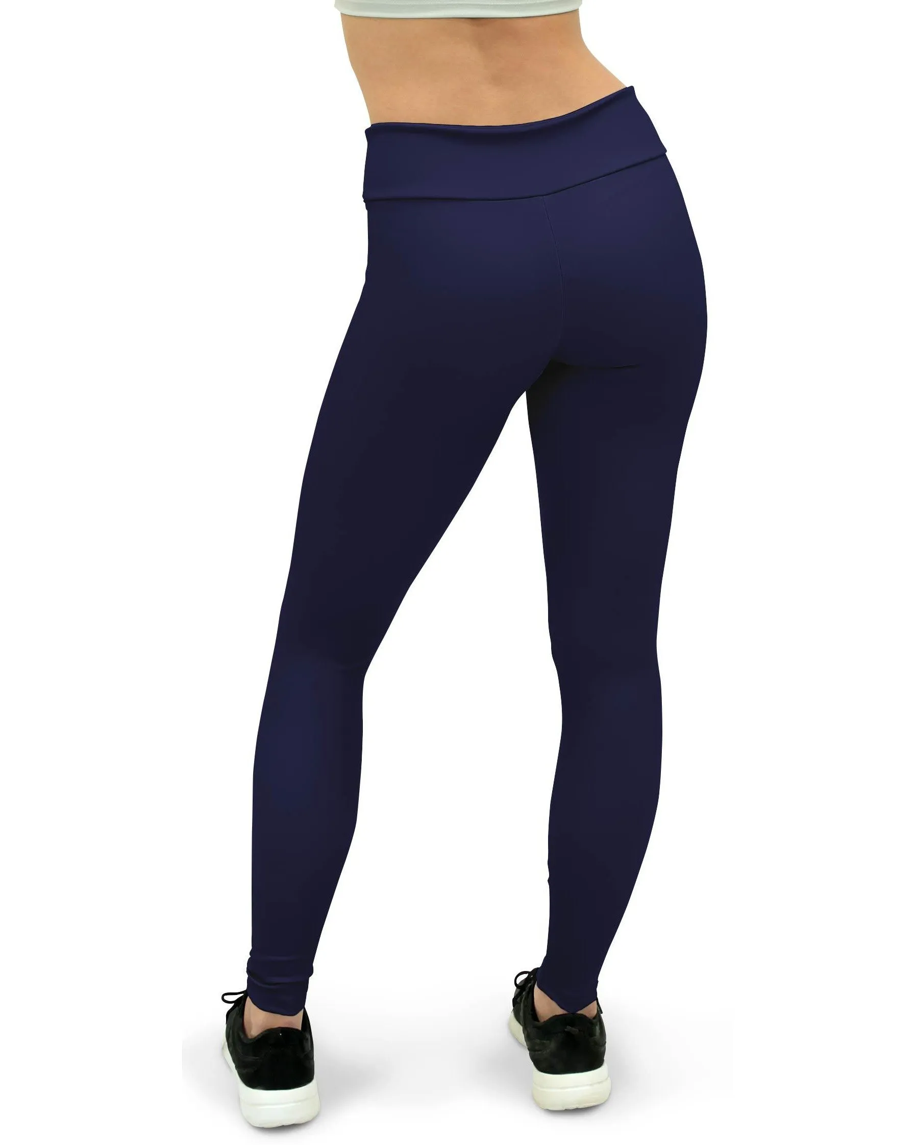 Solid Ocean Blue Yoga Pants