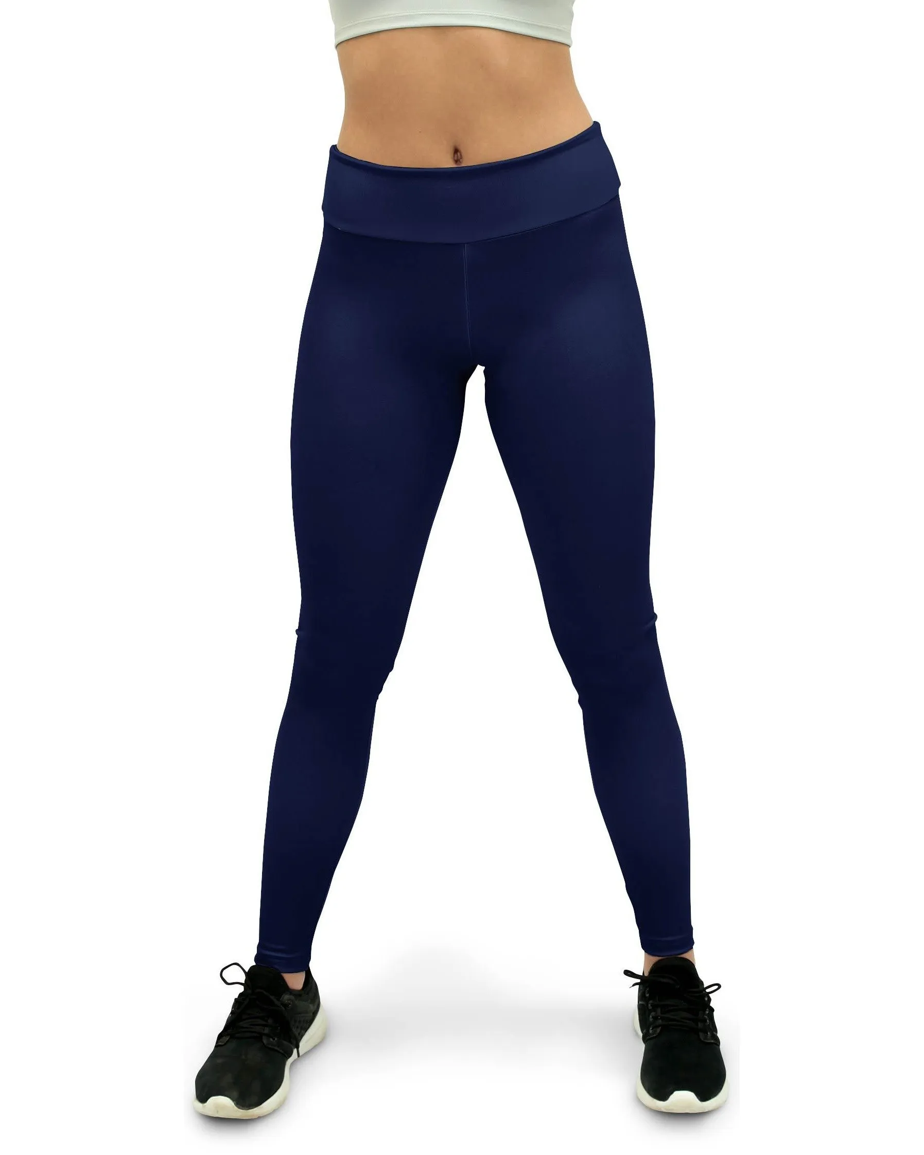 Solid Ocean Blue Yoga Pants